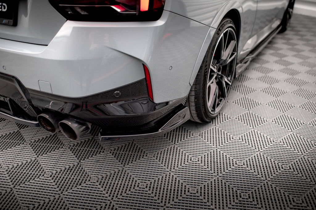 Maxton Design Heck Ansatz Flaps Diffusor V.1 passend für BMW 2 Coupe M240i G42 schwarz Hochglanz