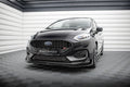 Maxton Design Street+ Spoilerlippe Front Ansatz V.4 + Flaps passend für Ford Fiesta ST / ST-line Mk8 Facelift