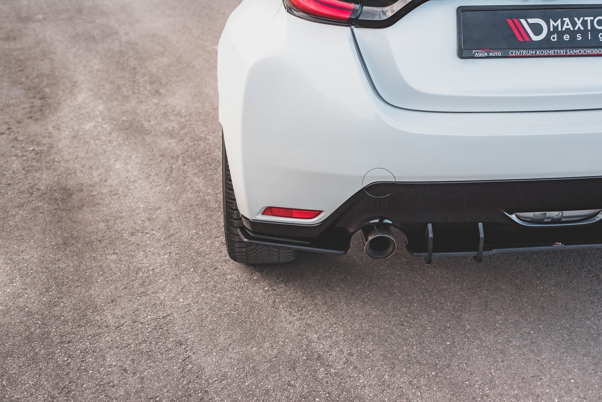 Maxton Design Street Pro Heck Ansatz Flaps Diffusor passend für Toyota GR Yaris Mk4