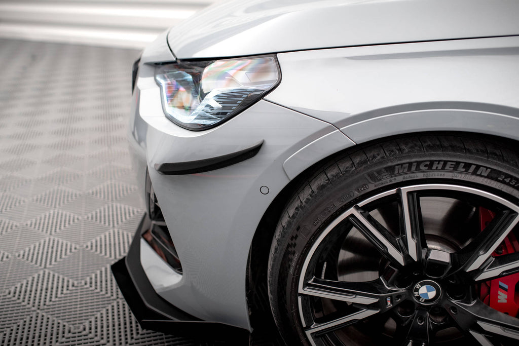 Maxton Design Stoßstangen Flaps Wings vorne Canards passend für BMW 2 Coupe M-Paket / M240i G42