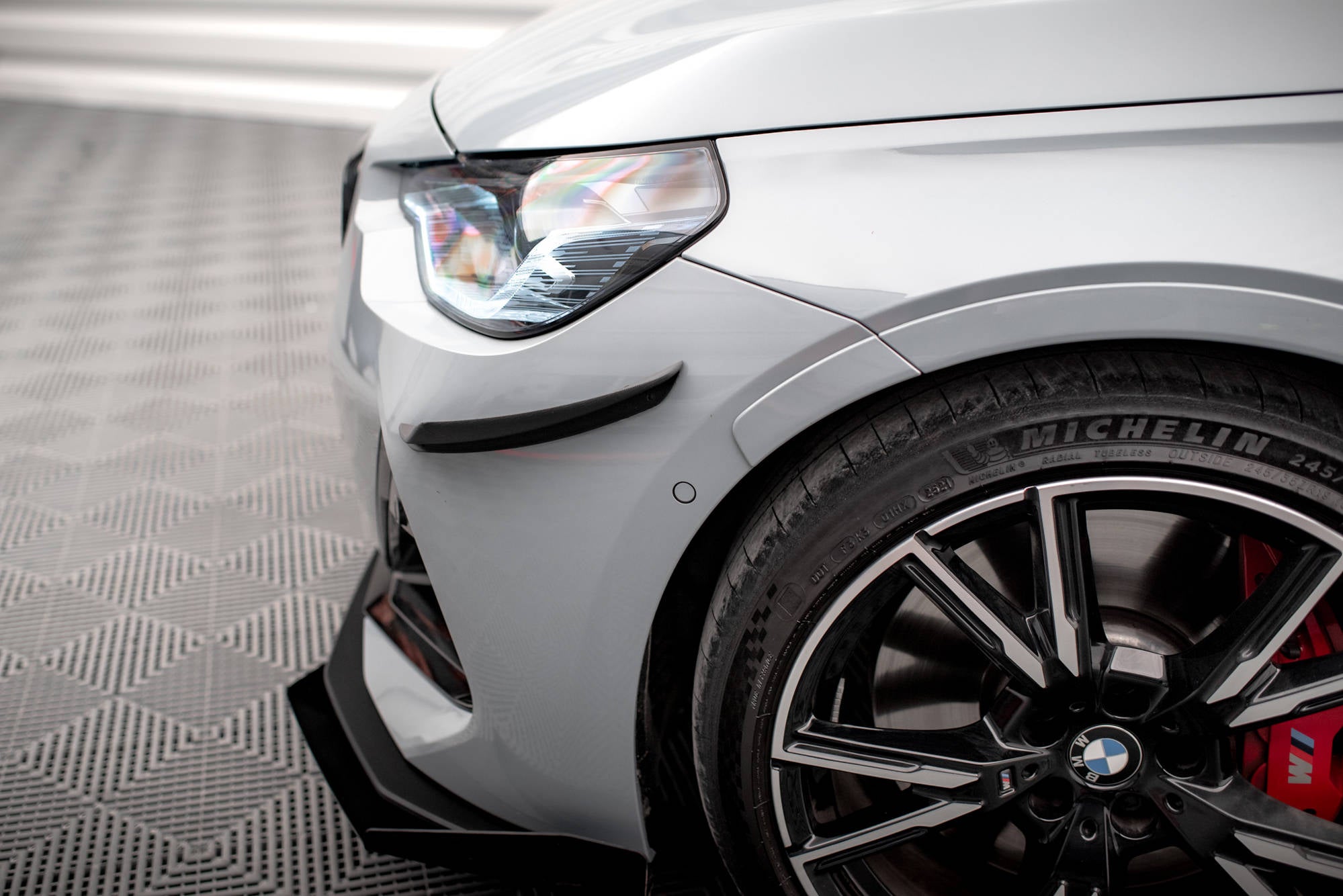 Maxton Design Stoßstangen Flaps Wings vorne Canards passend für BMW 2 Coupe M-Paket / M240i G42