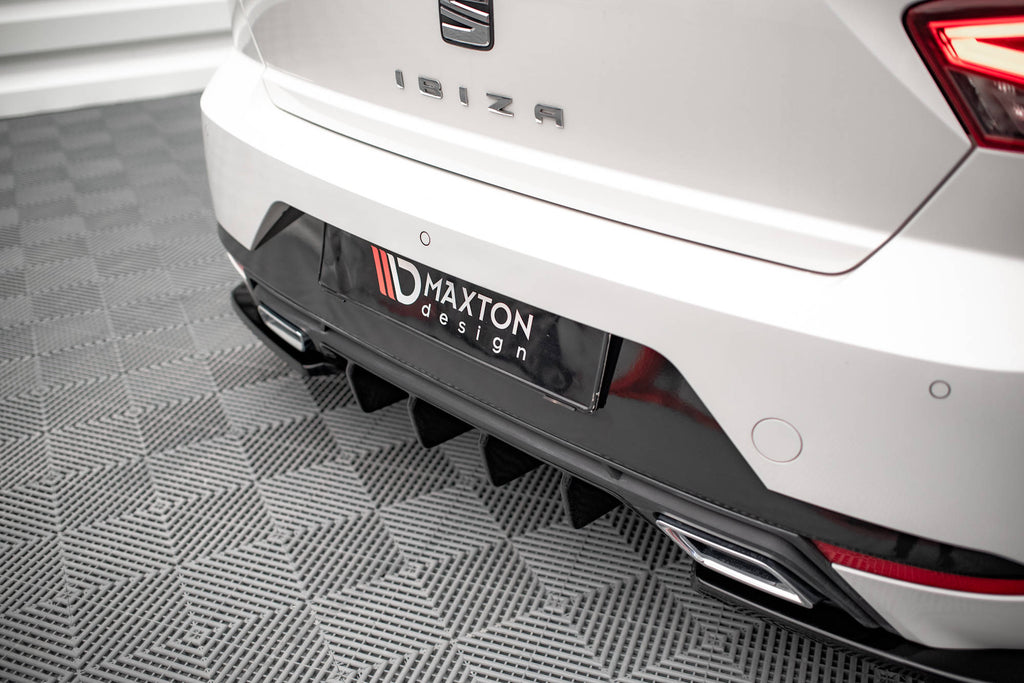 Maxton Design Diffusor Heck Ansatz passend für Seat Ibiza FR/ Standard Mk5 schwarz Hochglanz