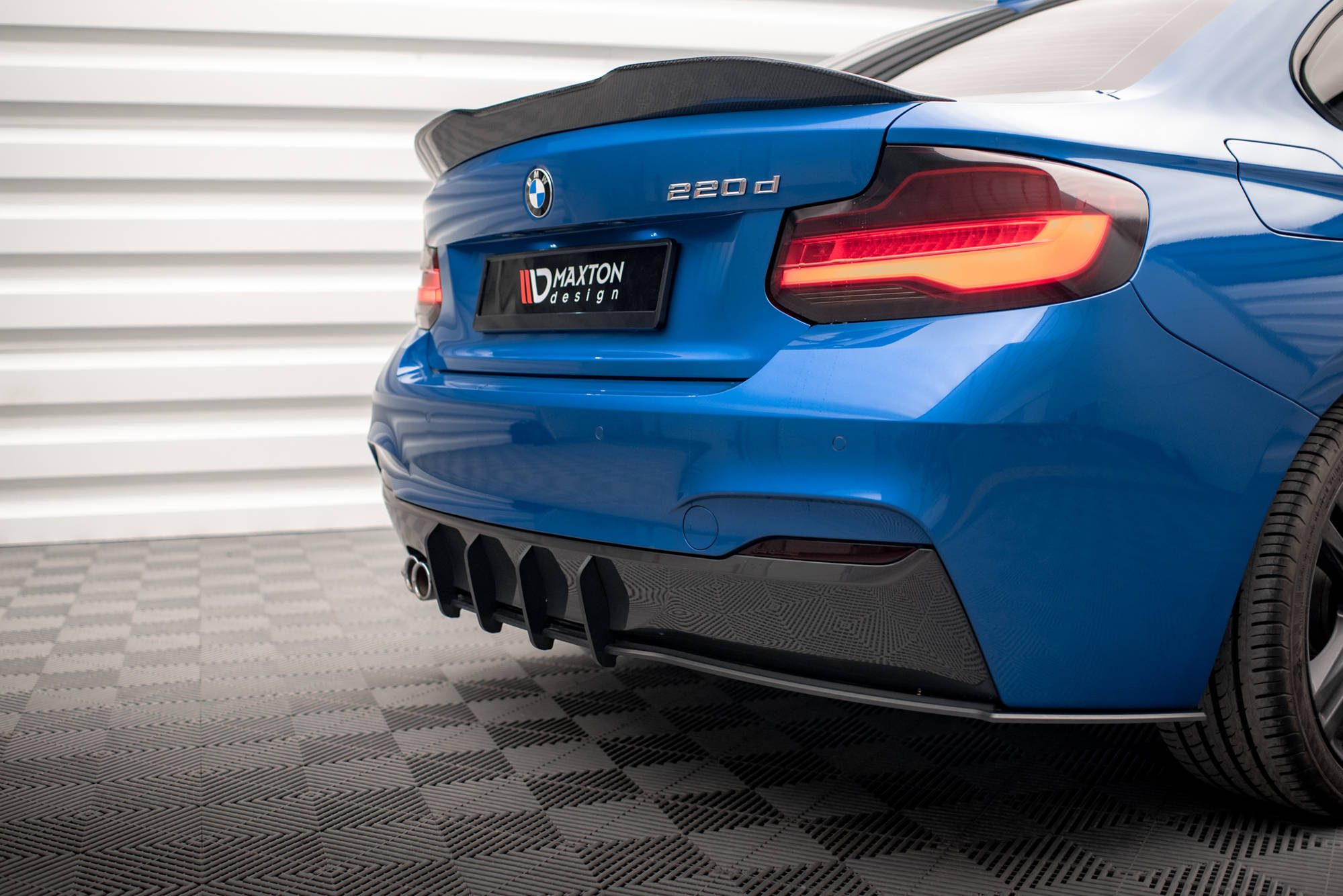 Maxton Design Street Pro Heckschürze passend für BMW 2 M-Paket F22