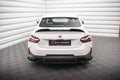 Maxton Design Street Pro Heck Ansatz Flaps Diffusor + Flaps passend für BMW 2 Coupe M-Paket G42 schwarz Hochglanz
