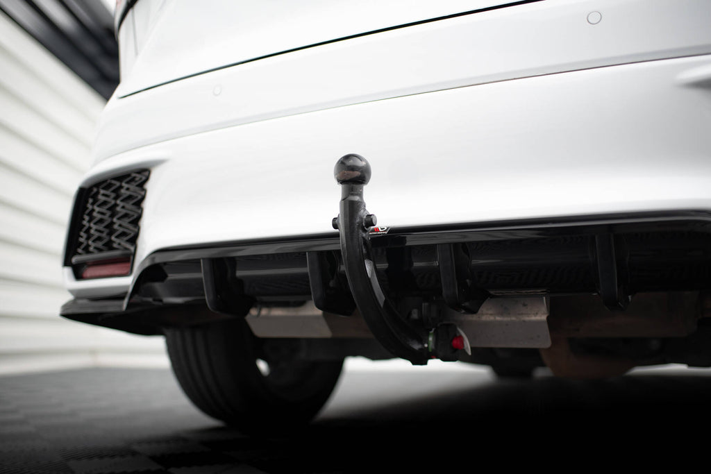Maxton Design Street+ Mittlerer Diffusor RACE passend für Lexus RX F-Sport Mk5 schwarz Hochglanz