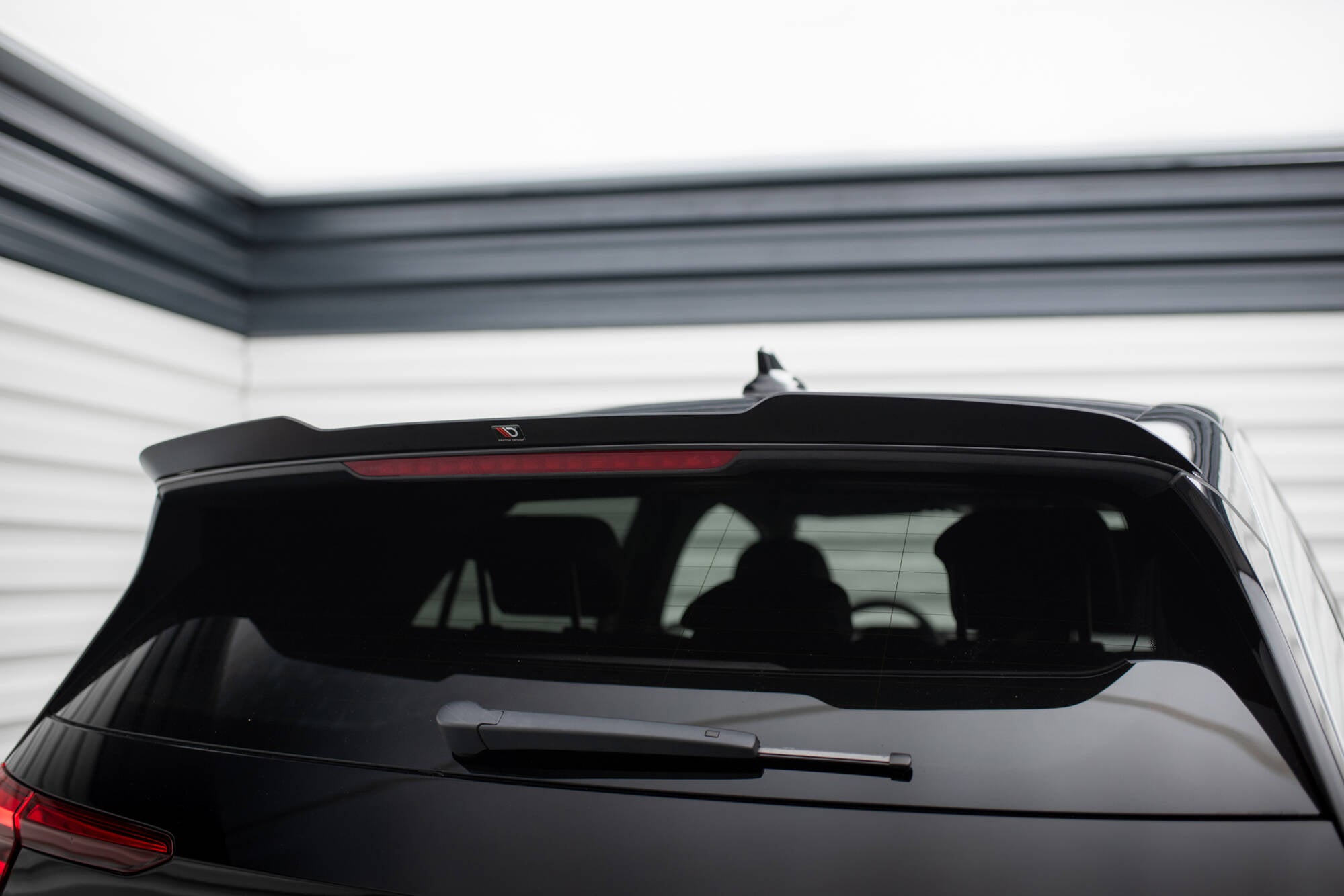 Maxton Design Spoiler CAP passend für VW ID.3 Mk1 schwarz Hochglanz
