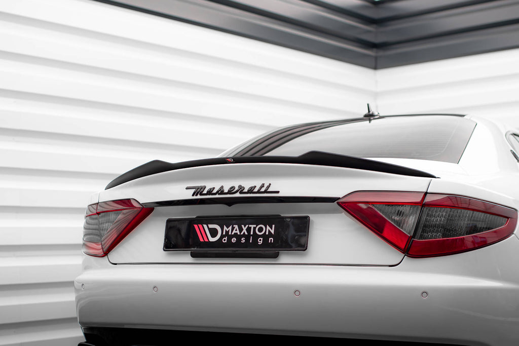 Maxton Design Spoiler CAP passend für Maserati Granturismo S Mk1 schwarz Hochglanz