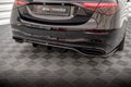 Maxton Design Street+ Mittlerer Diffusor RACE passend für Mercedes-Benz S AMG-Line W223 schwarz Hochglanz