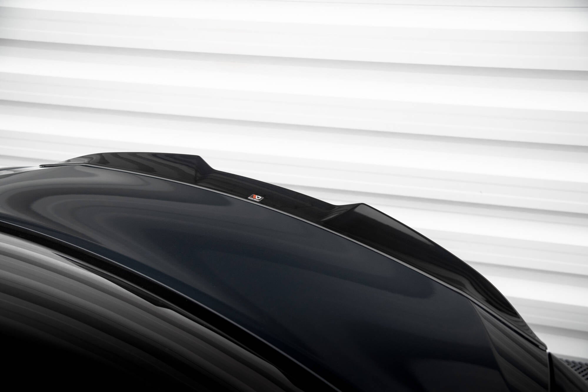 Maxton Design Spoiler CAP 3D passend für Toyota Avensis Limousine Mk3 Facelift schwarz Hochglanz