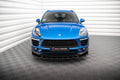Maxton Design Street+ Spoilerlippe Front Ansatz V.2 passend für Porsche Macan Mk1 schwarz Hochglanz