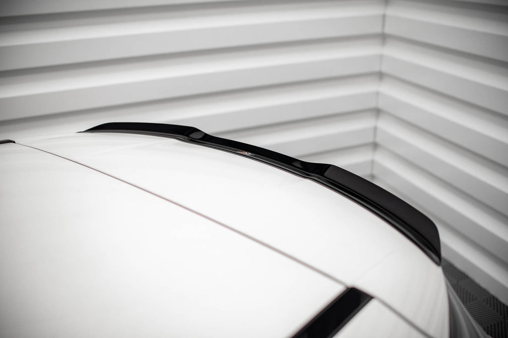 Maxton Design Spoiler CAP passend für Mercedes-Benz A W176 schwarz Hochglanz