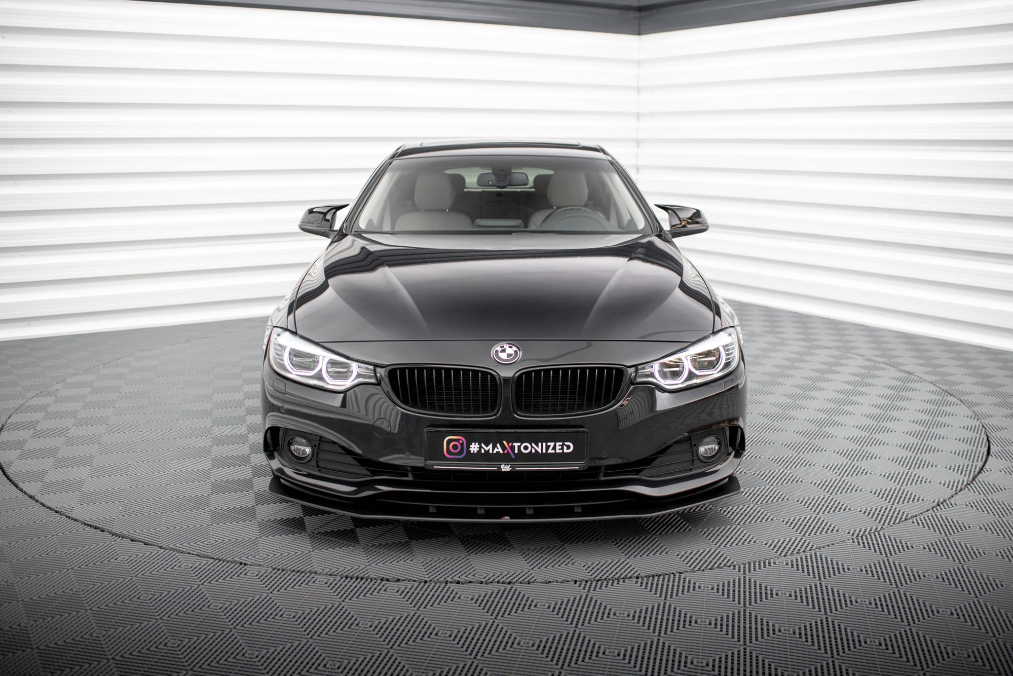 Maxton Design Street Pro Street+ Spoilerlippe Front Ansatz passend für BMW 4er Gran Coupe F36