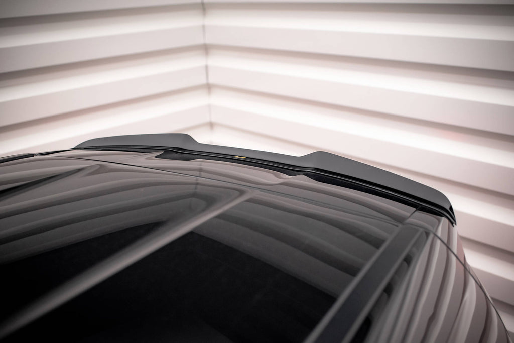 Maxton Design Spoiler CAP passend für Mercedes-Benz B W246 Facelift schwarz Hochglanz