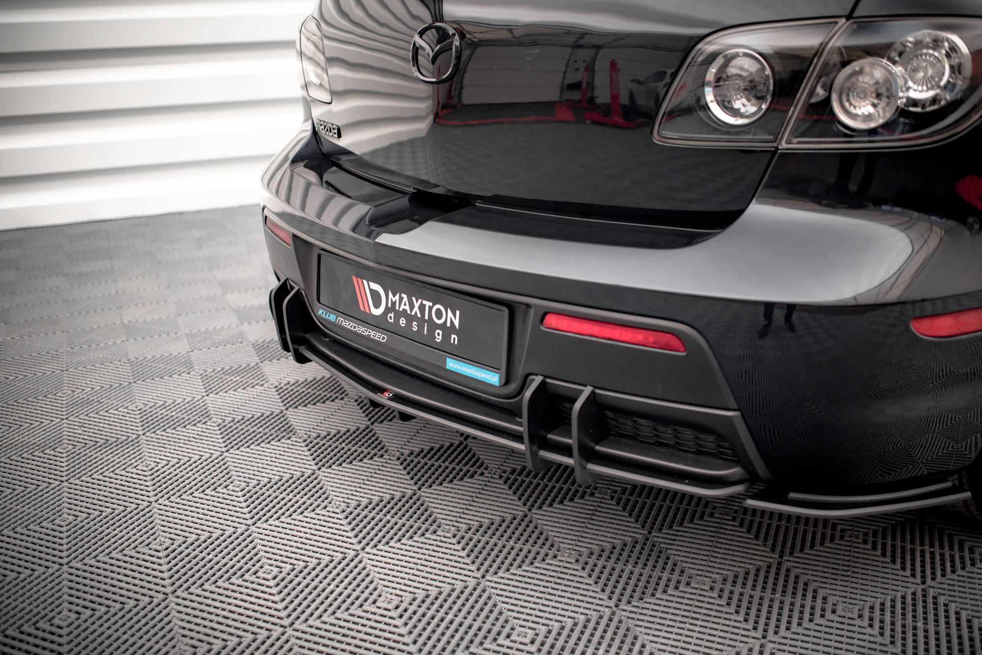 Maxton Design Street Pro Heckschürze passend für Mazda 3 MPS Mk1 US-Spec Version