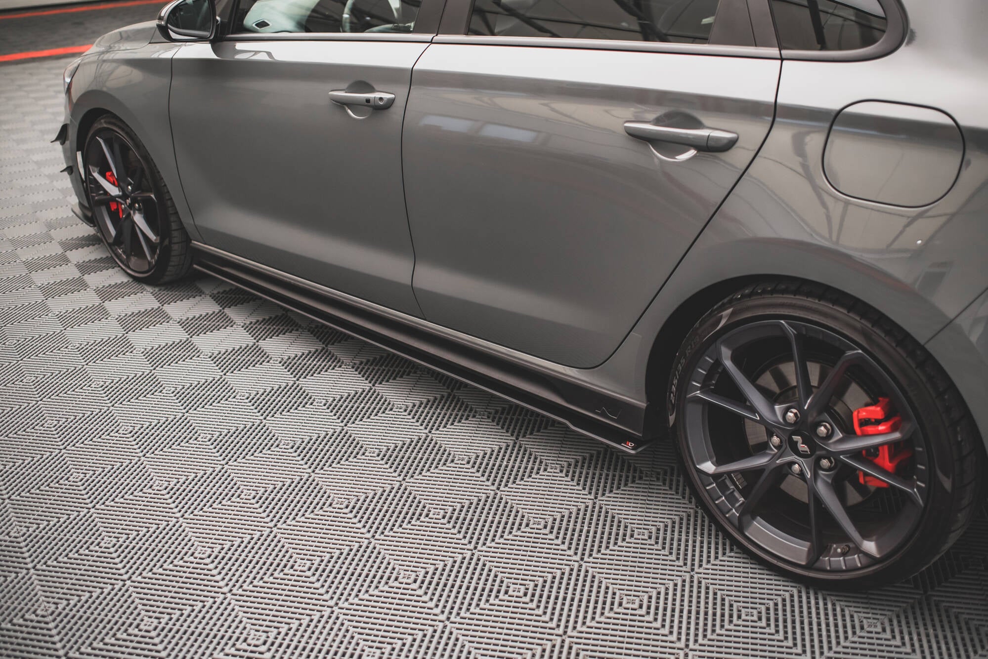 Maxton Design Street Pro Street+ Seitenschweller Leisten V.2 passend für Hyundai I30 N / N-Line Hatchback / Fastback Mk3 / Mk3 Facelift