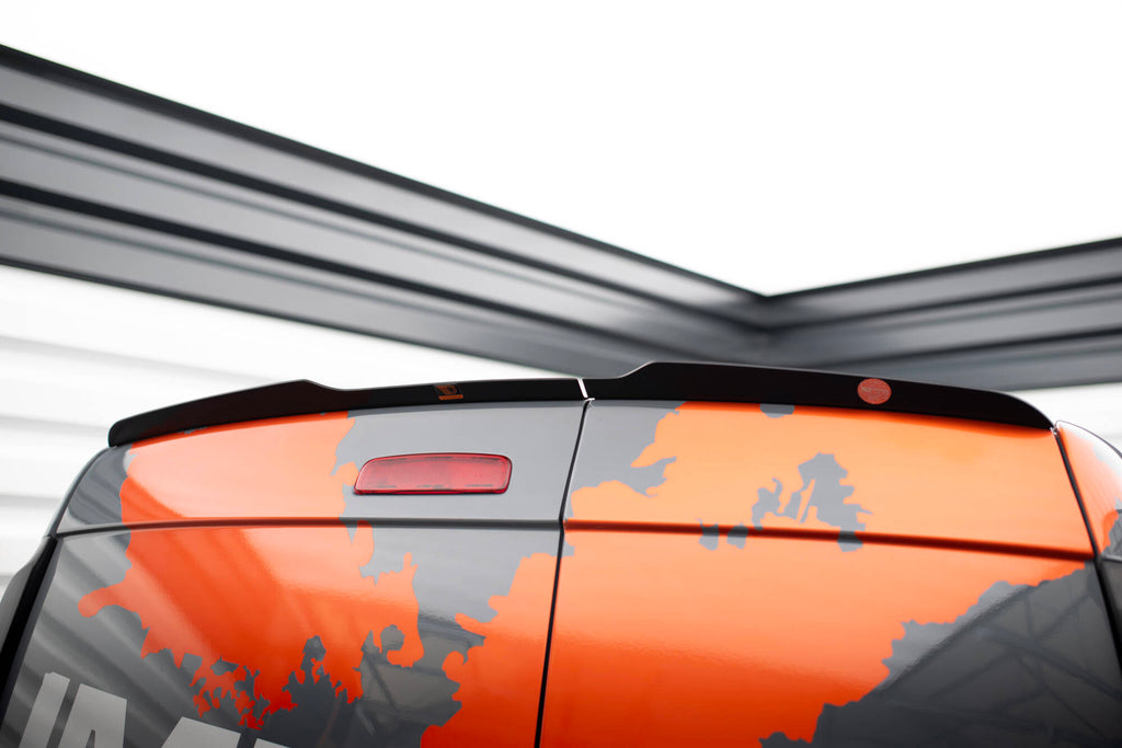 Maxton Design Spoiler CAP passend für Renault Express Mk2 schwarz Hochglanz
