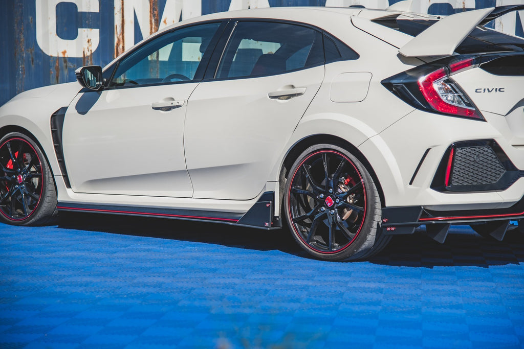 Maxton Design Street Pro Street+ Seitenschweller Leisten passend für Honda Civic Type-R Mk10 / Mk10 Facelift