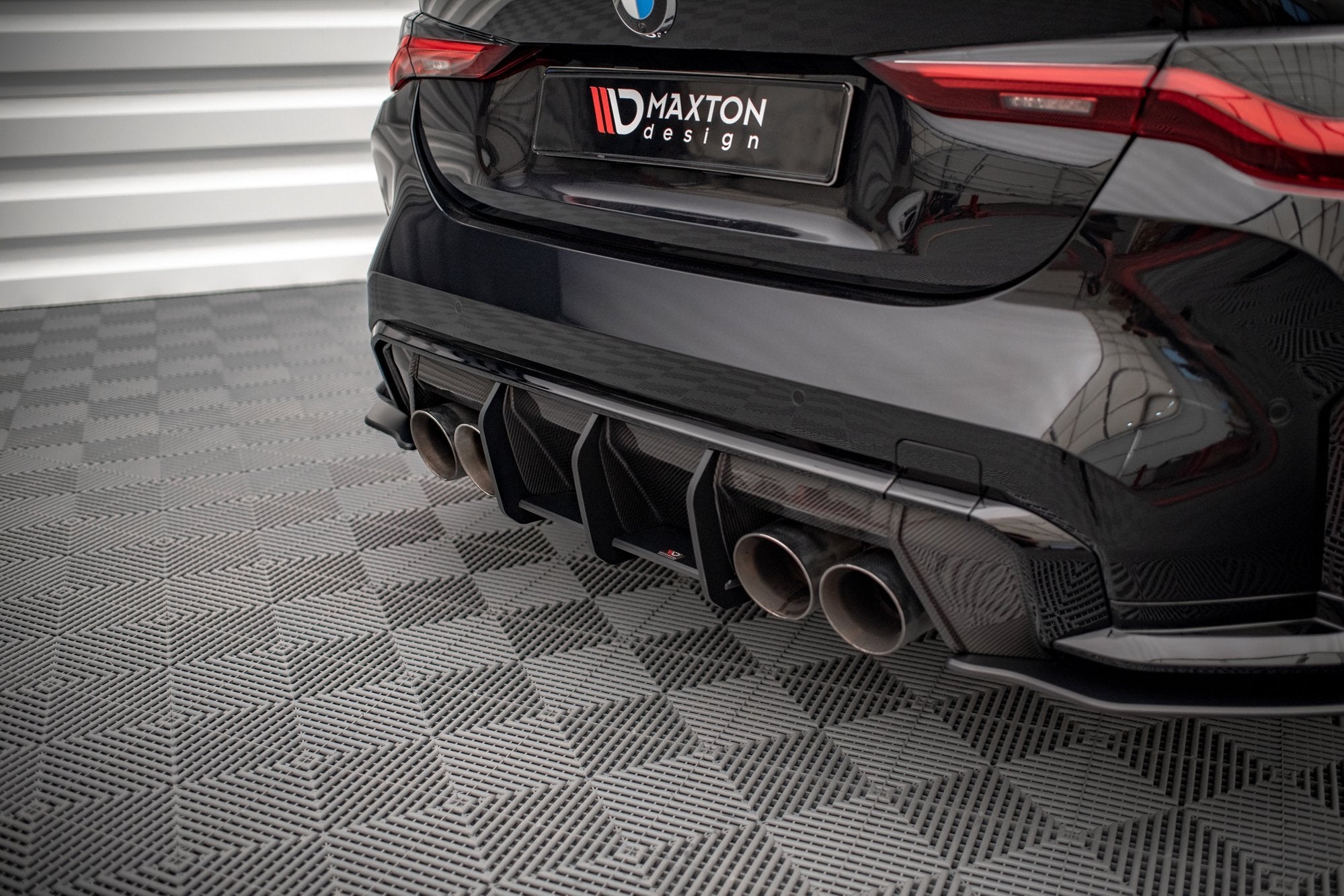 Maxton Design Street Pro Heckschürze passend für BMW M3 Limousine / Touring G80