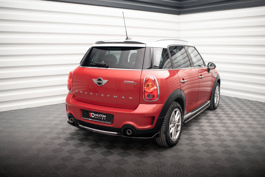 Maxton Design Heckansatz Mini Cooper Countryman R60 Facelift schwarz Hochglanz für Mini Countryman R60 Facelift