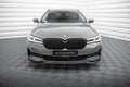Maxton Design Street+ Spoilerlippe Front Ansatz V.2 passend für BMW 5er G30 / G31 Facelift schwarz Hochglanz