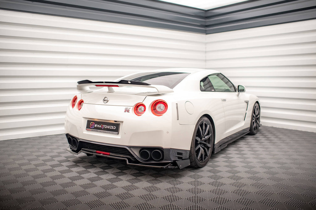 Maxton Design Heckansatz + Flaps Nissan GTR R35 Facelift für Nissan GT-R R35 Facelift