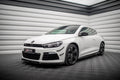 Maxton Design Street+ Seitenschweller Leisten V.2 passend für VW Scirocco R Mk3 / Mk3 Facelift schwarz Hochglanz
