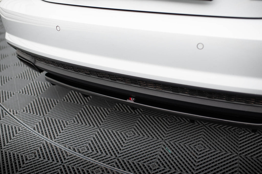 Maxton Design Heckansatz im DTM LOOK Audi A7 S-Line C7 Facelift schwarz Hochglanz für Audi A7