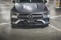 Maxton Design Street+ Spoilerlippe Front Ansatz V.1 passend für Mercedes-AMG CLA 35 Aero C118 schwarz Hochglanz
