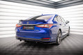 Maxton Design Street+ Mittlerer Diffusor RACE passend für Lexus ES F Sport Mk7 schwarz Hochglanz