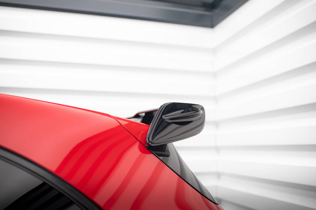 Maxton Design Spoiler Seiten Erweiterung Mercedes A W176 AMG Facelift schwarz Hochglanz für Mercedes-Benz A Klasse W176 FL