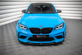 Maxton Design Street+ Spoilerlippe Front Ansatz V.1 passend für BMW M2 Competition F87 schwarz Hochglanz