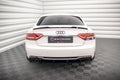 Maxton Design Diffusor Heck Ansatz passend für Audi A5 Coupe 8T Facelift (Doppelauspuff li.)