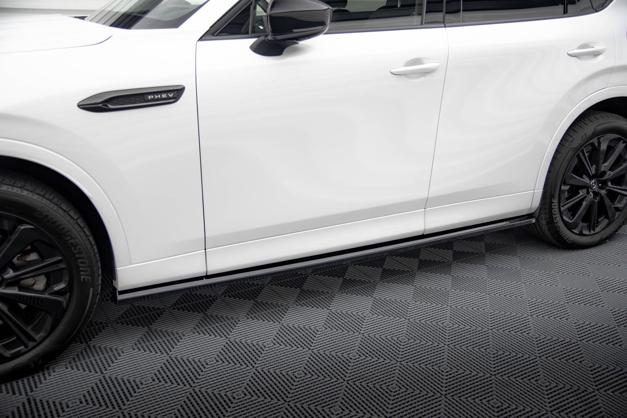 Maxton Design Street+ Seitenschweller Leisten passend für Mazda CX-60 Mk1 schwarz Hochglanz