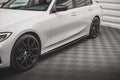 Maxton Design Street+ Seitenschweller Leisten passend für BMW 3er G20 / G21 schwarz Hochglanz