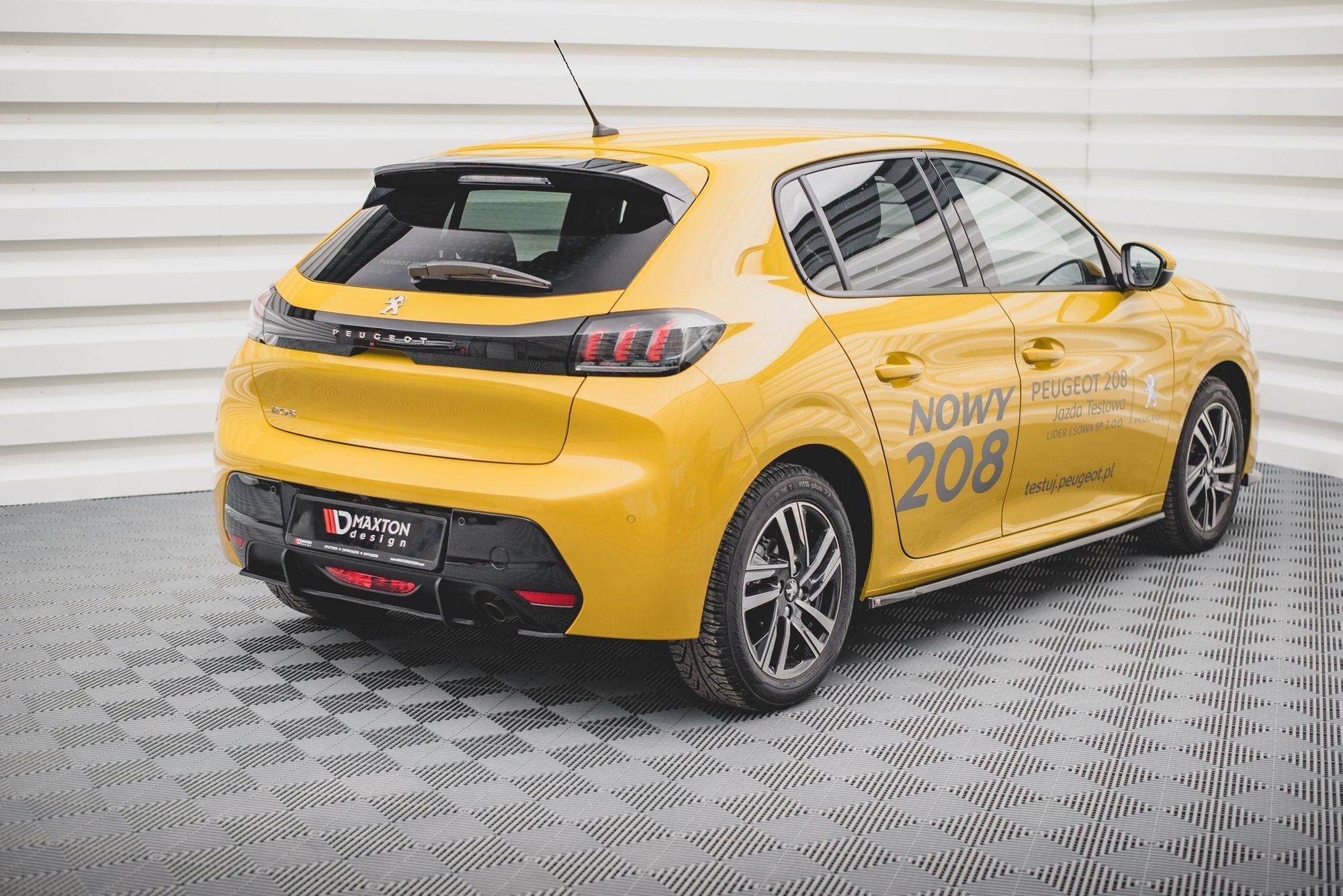 Maxton Design Street Pro Heckschürze passend für Peugeot 208 Mk2