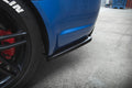 Maxton Design Heck Ansatz Flaps Diffusor V.2 passend für Audi RS4 Limousine B7 schwarz Hochglanz