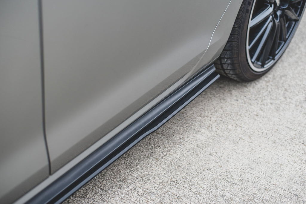 Maxton Design Racing Seitenschweller Ansatz VW Golf 7 GTI für Volkswagen Golf Mk7