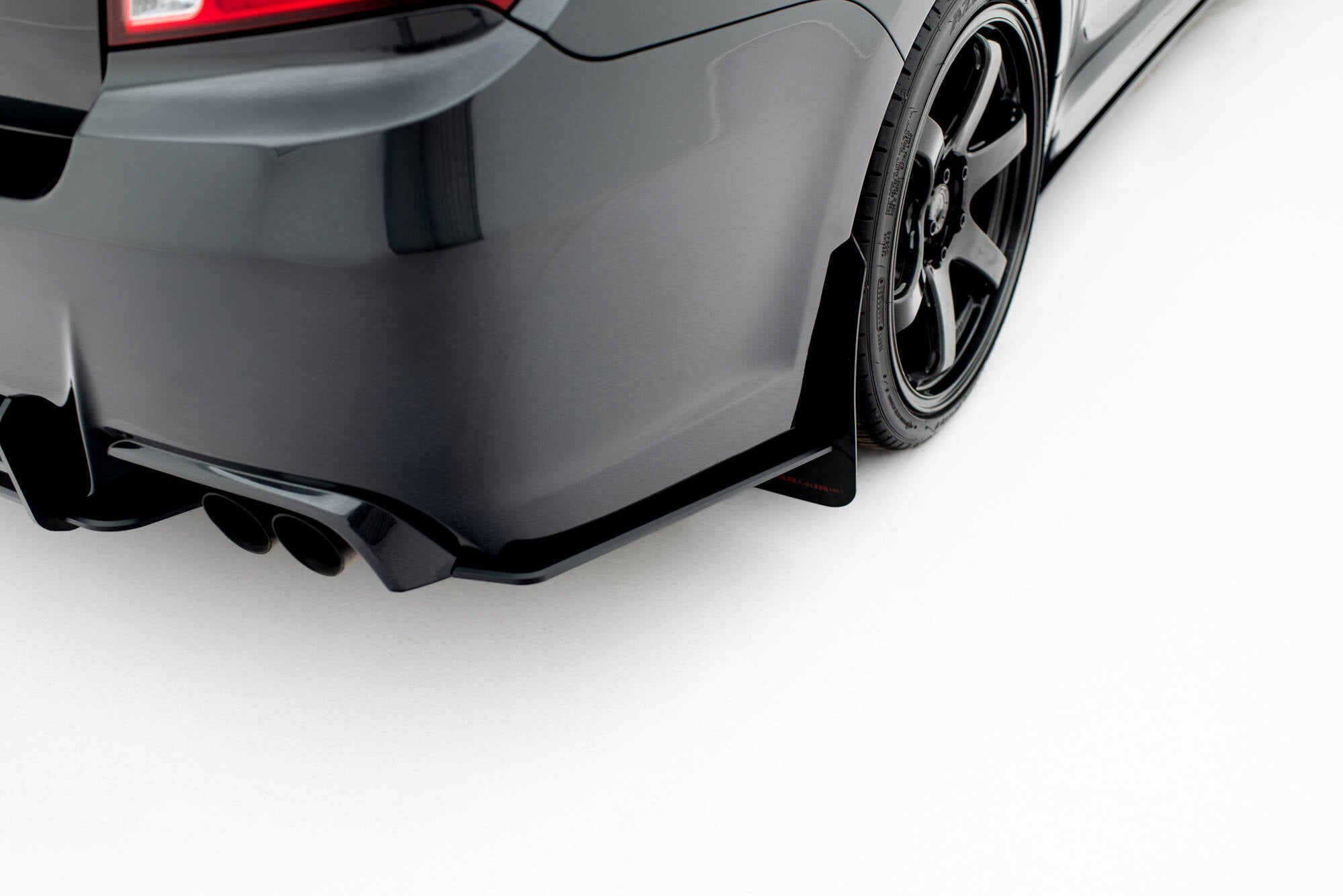Maxton Design Street Pro Heck Ansatz Flaps Diffusor passend für Subaru Impreza WRX STI Mk3 Facelift