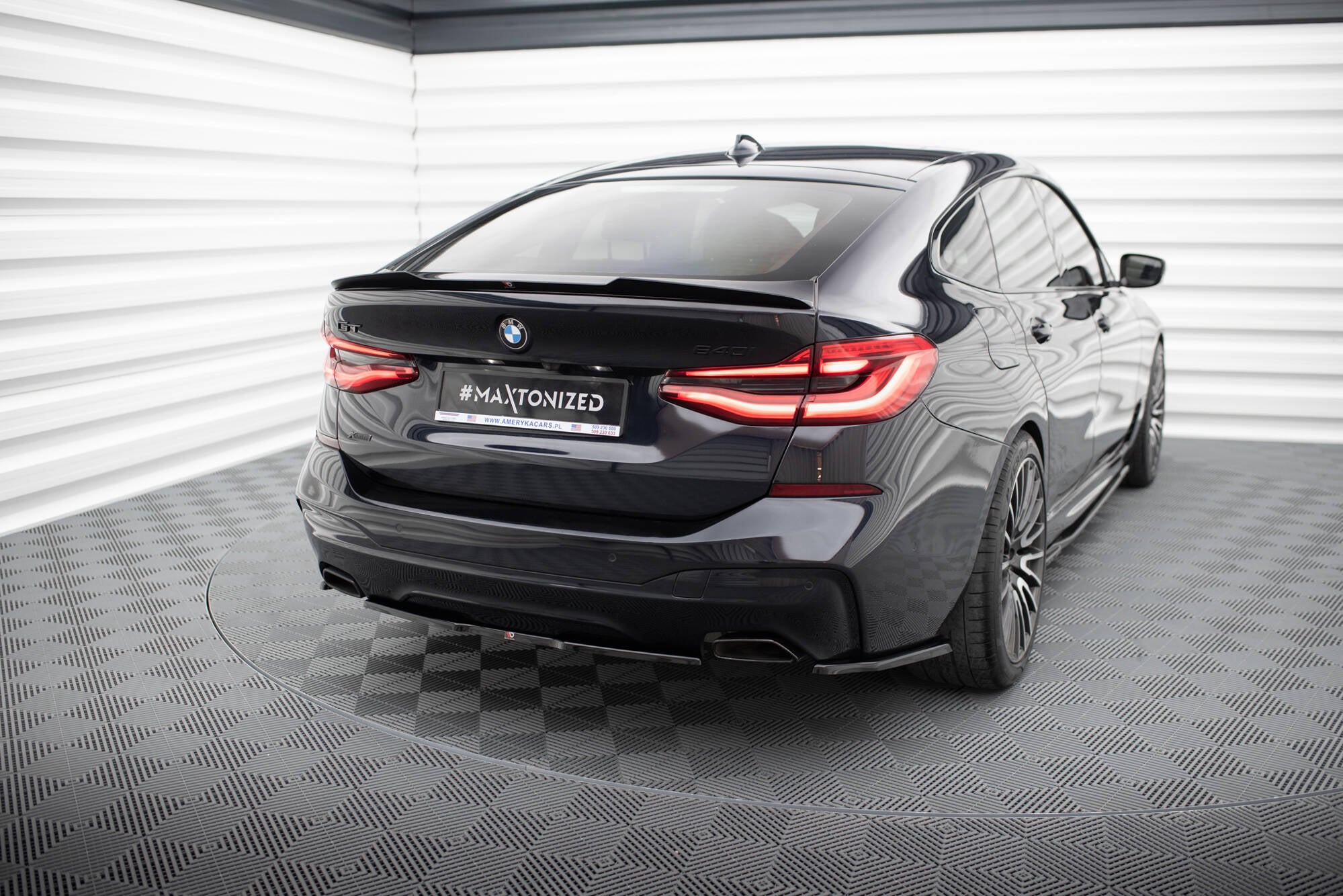 Maxton Design Heckansatz BMW 6er GT G32 M-Paket schwarz Hochglanz für BMW 6er GT G32