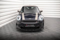 Maxton Design Street+ Spoilerlippe Front Ansatz V.1 passend für Mini Cooper S F56 Facelift schwarz Hochglanz