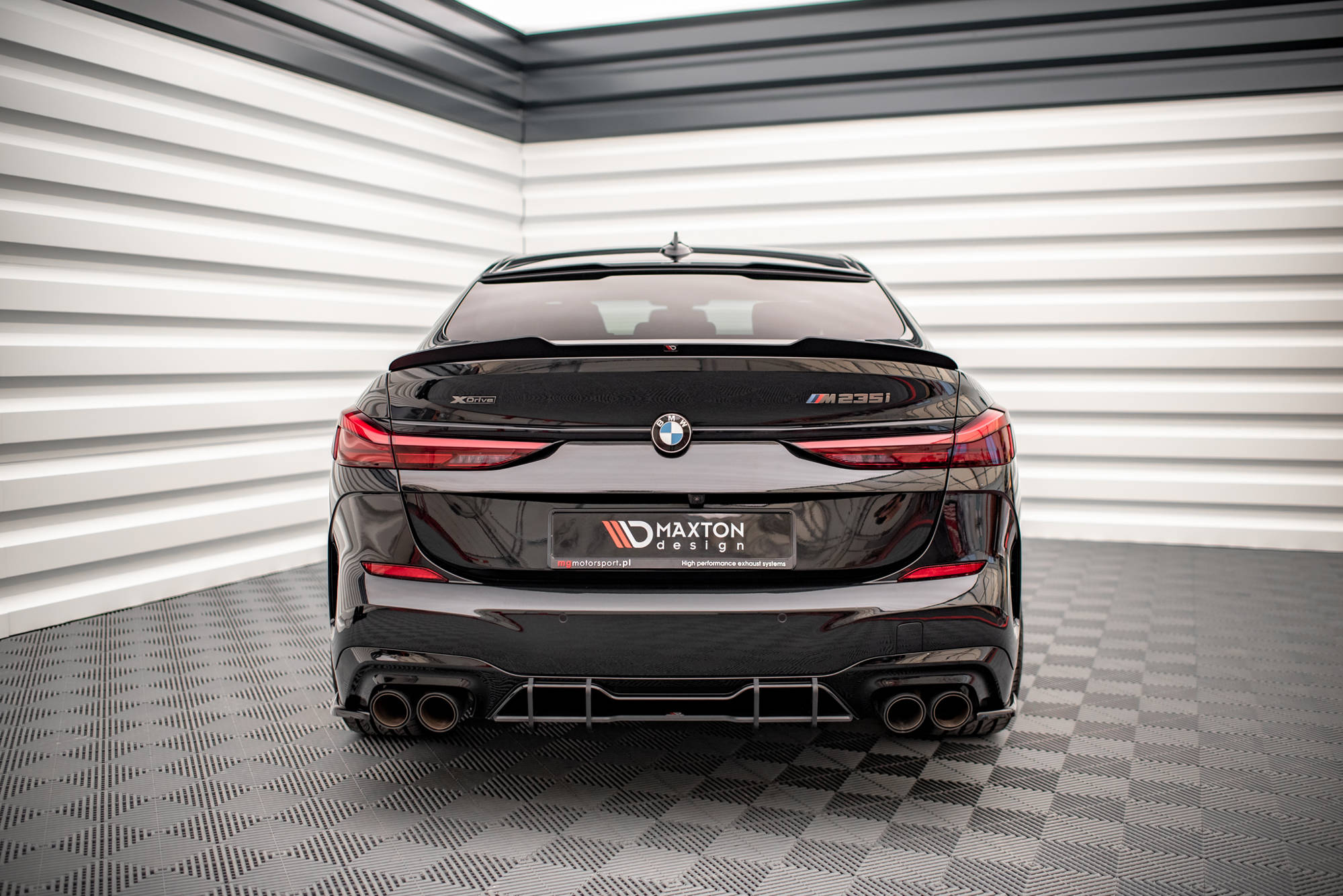 Maxton Design Street Pro Heckschürze passend für BMW M235i Gran Coupe F44