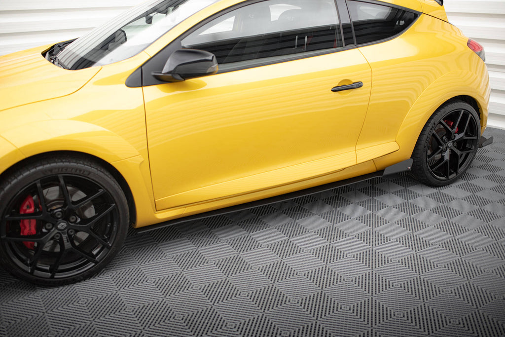 Maxton Design Racing Seitenschweller Ansatz RENAULT MEGANE MK3 RS für Renault Megane RS Mk3