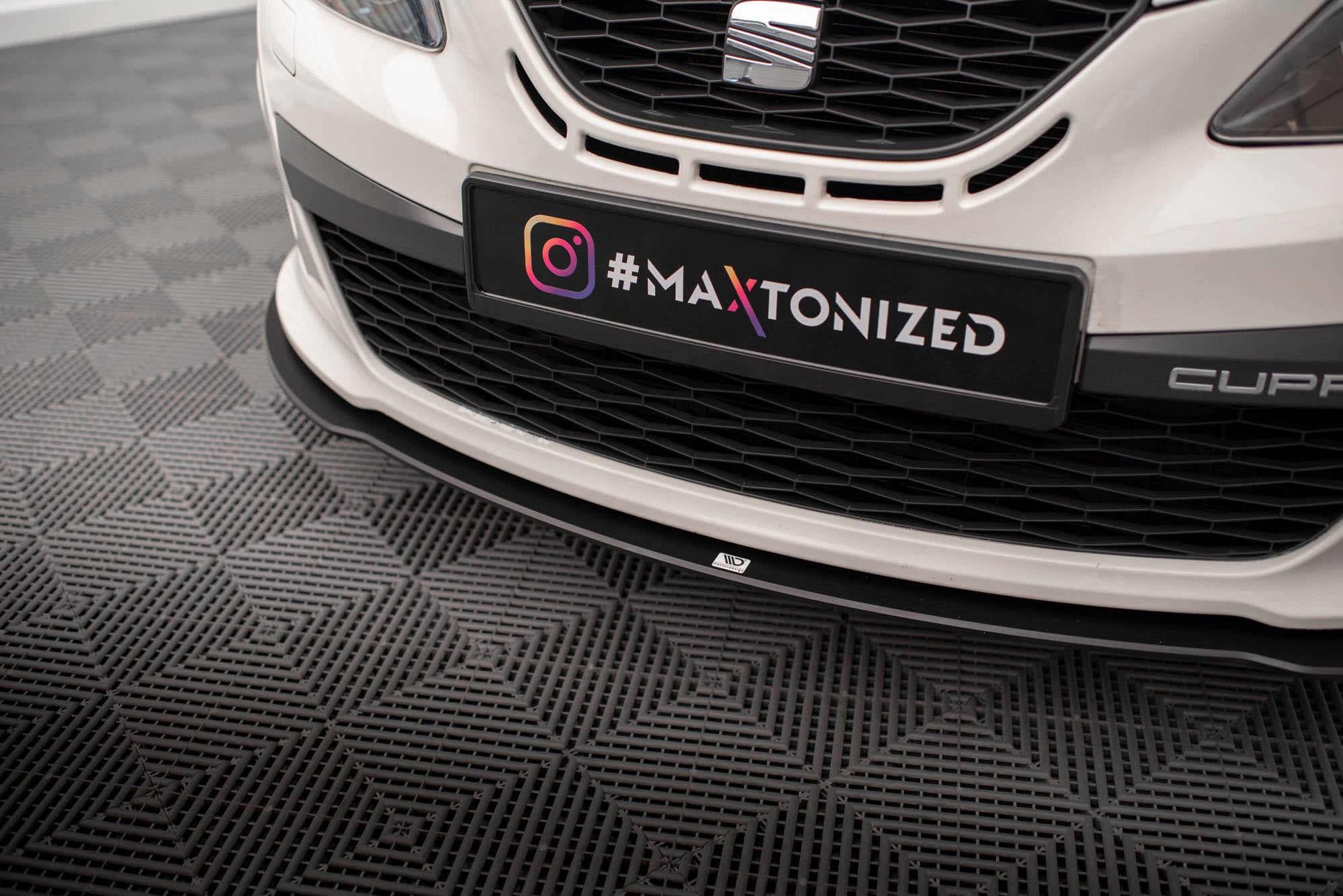 Maxton Design Street Pro Street+ Spoilerlippe Front Ansatz passend für Seat Ibiza Sport Coupe Mk4