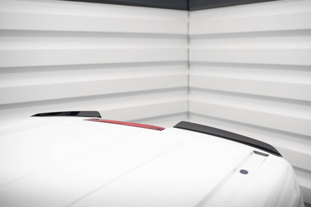 Maxton Design Spoiler CAP passend für Ford Transit Connect Mk2 Facelift schwarz Hochglanz