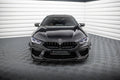 Maxton Design Street+ Spoilerlippe Front Ansatz V.2 passend für BMW M8 Gran Coupe F93 / Coupe F92 schwarz Hochglanz