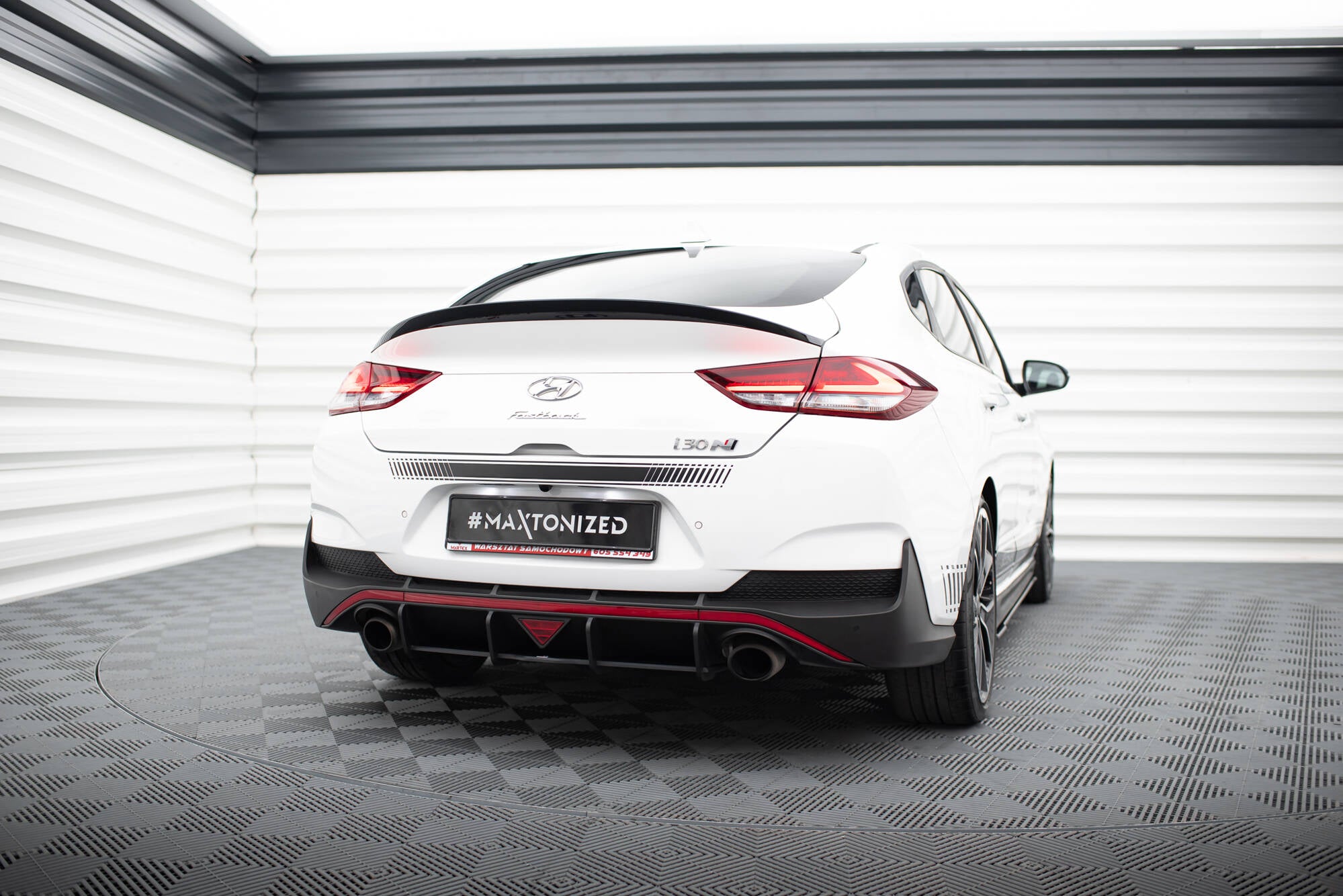 Maxton Design Street Pro Heckschürze passend für Hyundai I30 N Fastback Mk3