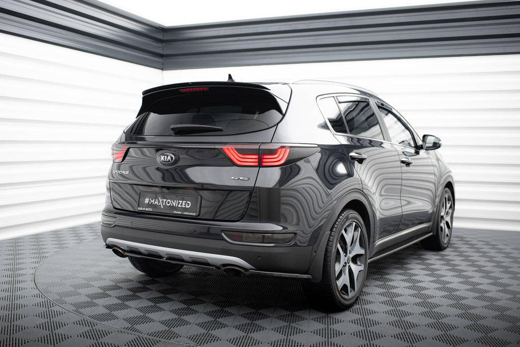 Maxton Design Spoiler CAP passend für KIA SPORTAGE mk4 GT-Line schwarz Hochglanz