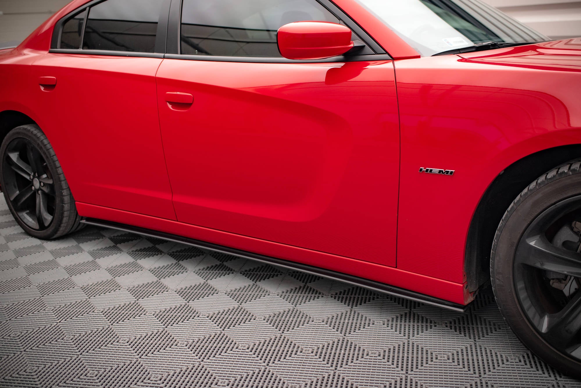 Maxton Design Street Pro Street+ Seitenschweller Leisten passend für Dodge Charger RT Mk7 Facelift