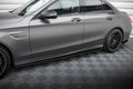 Maxton Design Street Pro Street+ Seitenschweller Leisten passend für Mercedes-AMG C63 Limousine / Kombi W205 Facelift