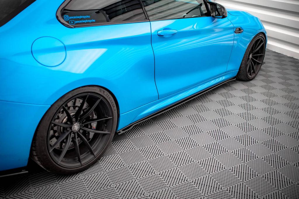 Maxton Design Street Pro Street+ Seitenschweller Leisten passend für BMW M2 F87
